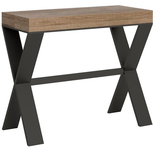 Ityhome 90 x 77 konzolna miza rjava, (20847573) Cene