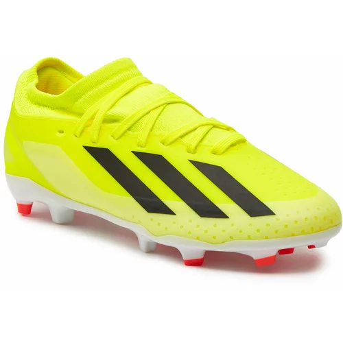 Adidas Sportske cipele 'X Crazyfast League' neonsko žuta / svijetložuta / crna