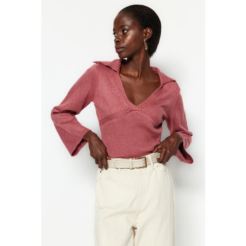 Trendyol Sweater - Pink - Slim fit Slike