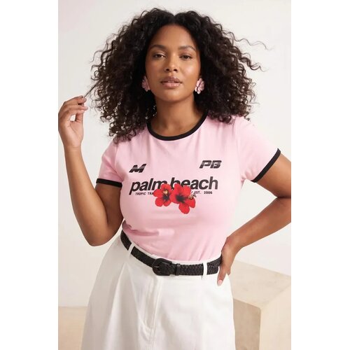 Trendyol Ženska majica TBBSS26BF00037, Roze Cene