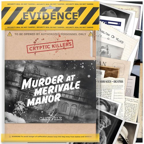  Detektivska igra - Murder at Merivale Manor - Cryptic Killers T4 Slike