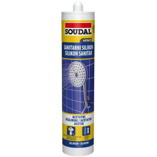 SOUDAL SANITARNI SILIKON 280ml Antracit Cene