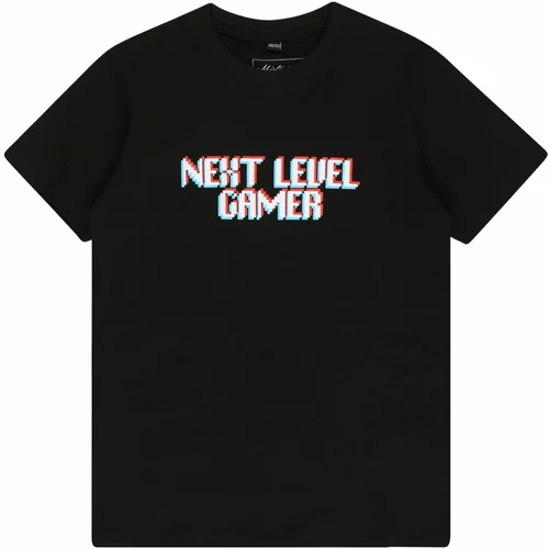Mister Tee Kids Majica 'Next Level Gamer' svijetloplava / vatreno crvena / crna / bijela