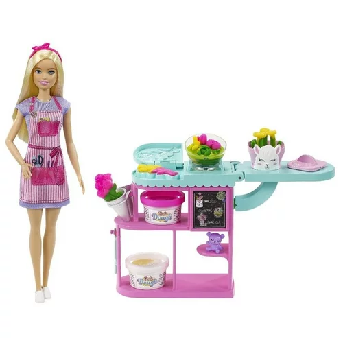 Barbie cvetličarka set s plastelinom GTN58