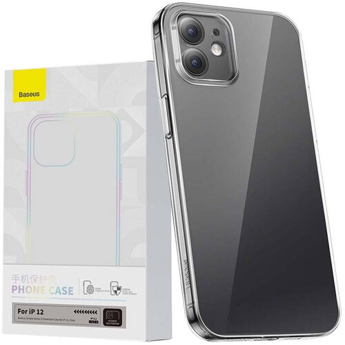 Baseus Prozorno ohišje Simple za iPhone 12, (20756109) Cene