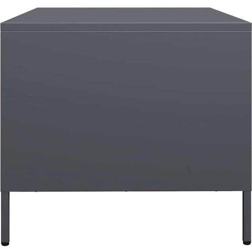  Stolić za kavu antracit 68,5x50x43,5 cm hladno valjanog čelika Slike