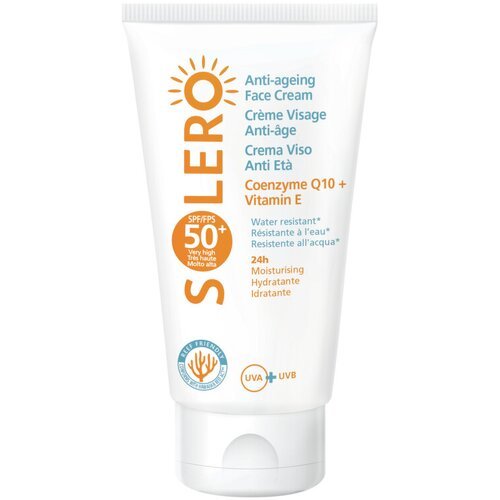 SOLERO anti-age krema za lice spf 50+ sa koenzimom Q10 i vitaminom e, 50 ml Slike