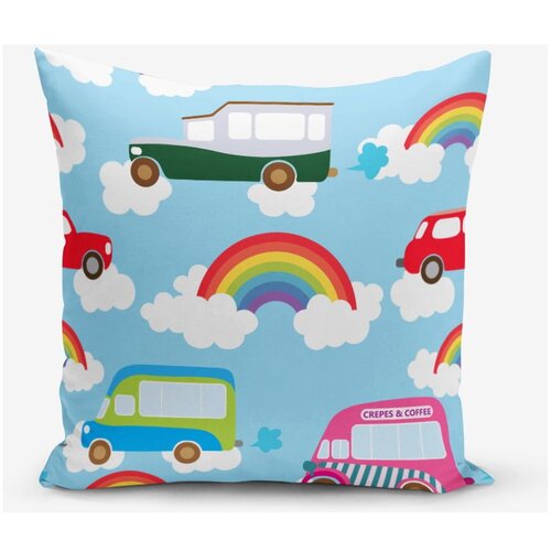 Minimalist Cushion Covers Prevleka za vzglavnik iz mešanice bombaža Rainbow, 45 x 45 cm Cene