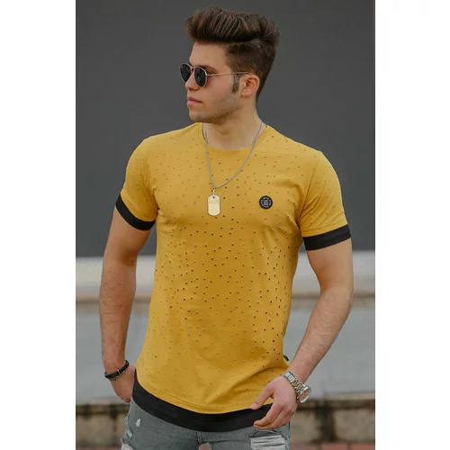 Madmext T-Shirt - Yellow - Regular fit