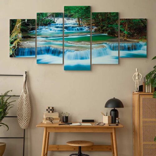  Slika - Blue Waterfall in Kanchanaburi  Thailand 225x112.5 Cijene