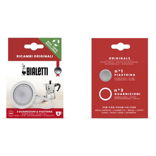Bialetti rezervni del tesnilo / filter - za 3-4 skodelice alu + 2 skodelici brikka Cene