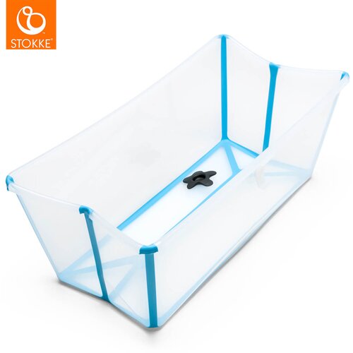 Stokke kad Flexi bath transparent blue Slike