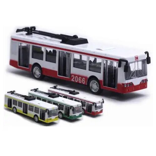 Magic Toys Trolejbus kovinski model v več barvnih različicah 1/90 Cene