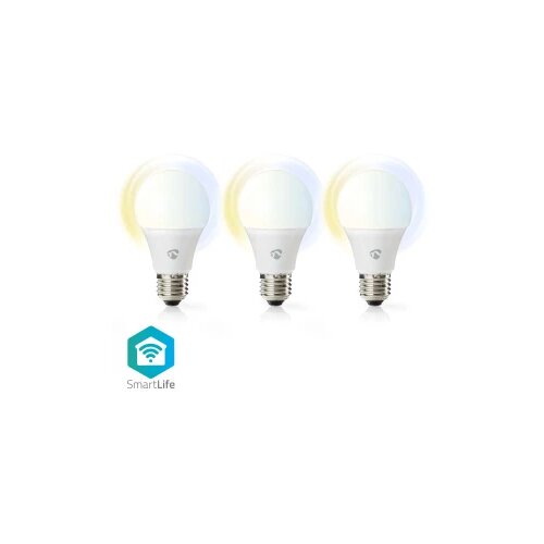 Nedis Smartlife WiFi LED Žarulja | E27 | 9W | 2700 - 6500 K | 3 komada Cijene