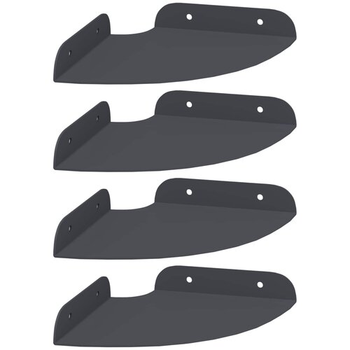  Lebdeća polica s policom 4 pcs Antracit 15 x 15 x 2 cm Slike
