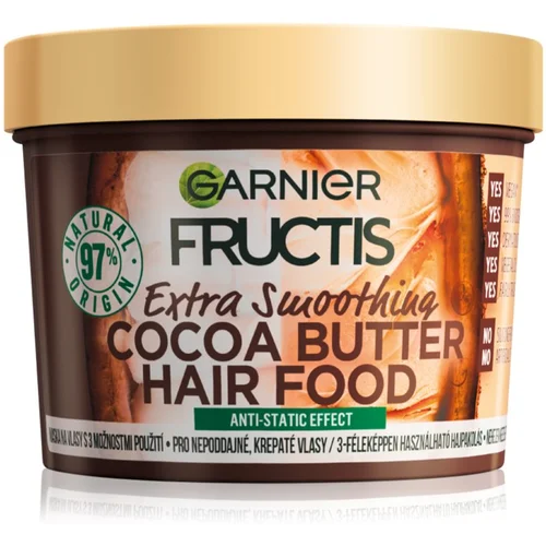 Garnier Fructis Cocoa Butter Hair Food hranjiva maska za kosu s kakaovim maslacem 390 ml