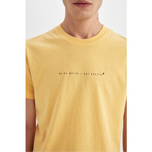Defacto Slim Fit Crew Neck Printed Short Sleeve T-Shirt Cene