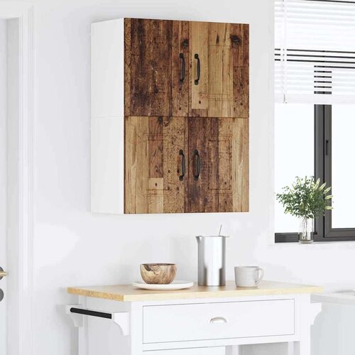  Zidni kuhinjski ormarić Zidne 2 pcs Staro drvo 60 x 31 x 40 cm Slike
