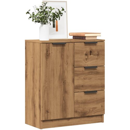 VidaXL Komoda artisian hrast 60x30x70 cm inženirski les Slike