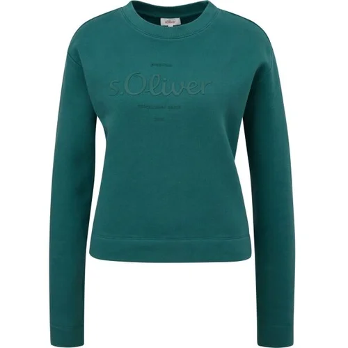 s.Oliver RL SWEATSHIRT CREW Dukserica, tamno zelena, veličina