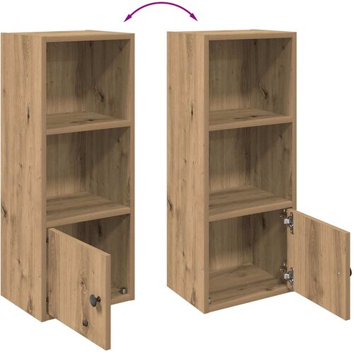  Regal za knjige boja hrasta 31x24x77 cm konstruirano drvo Slike