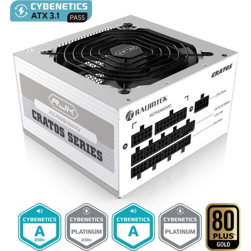 Raijintek Napajanje 1200W Cratos, Belo Cene
