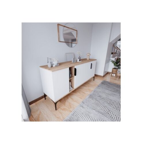 Hanah home komoda tarz oak white Cene