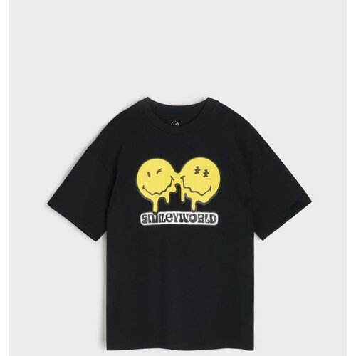 Sinsay Pamučna majica s printom Smiley World Cijene