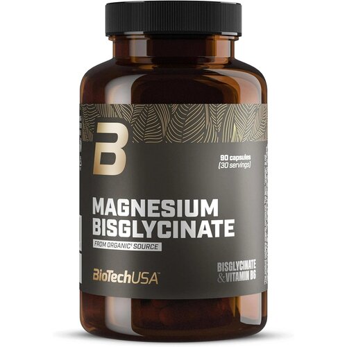 BioTech USA BioTechUSA Magnesium Bisglycinate &amp;ndash; Magnezijum bisglicinat sa vitaminom B6 (90 kapsula) Slike