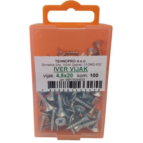  Vijak za drvo 4,5 x 20, 100 kom Cene