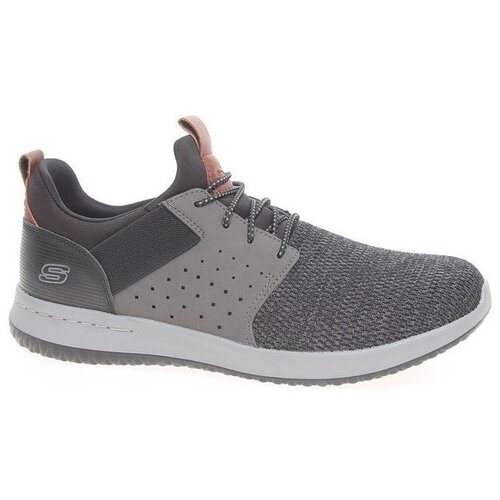 Skechers Niske tenisice 'Delson Camben' tamo siva / crna Cene