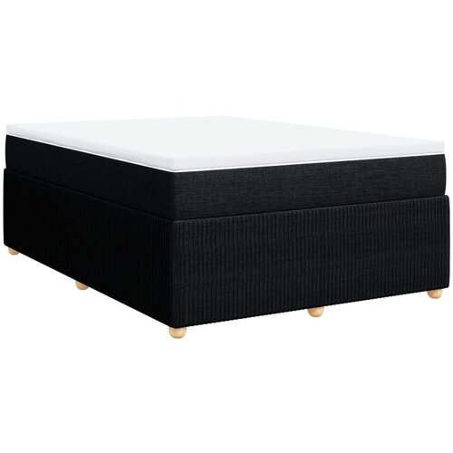 Maison Chic Box spring posteljni - Vzmetna postelja z vzmetnico črn 140x190 cm blago SL11639, (21882626) Cene