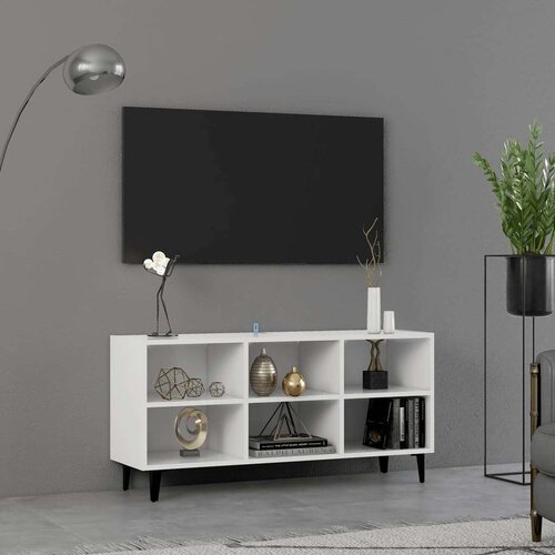 TV ormarić s metalnim nogama bijeli 103 5 x 30 x 50 cm Cijene