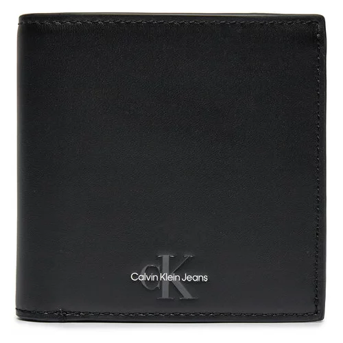 Calvin Klein Jeans Majhna moška denarnica Monogram Soft Small N/S K50K512442 Črna
