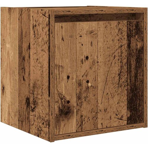  Zidni noćni ormarići 2 kom boja staro drvo 38x34x40 cm Slike
