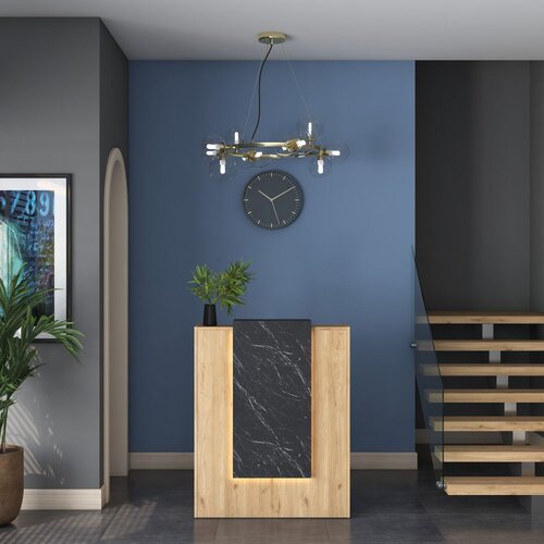 Woody Fashion MA101 - 2925 Walnut Reception Table Slike
