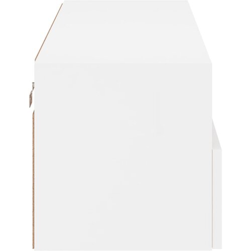  Zidni TV ormarić bijeli 100 x 30 x 30 cm od konstruiranog drva Slike
