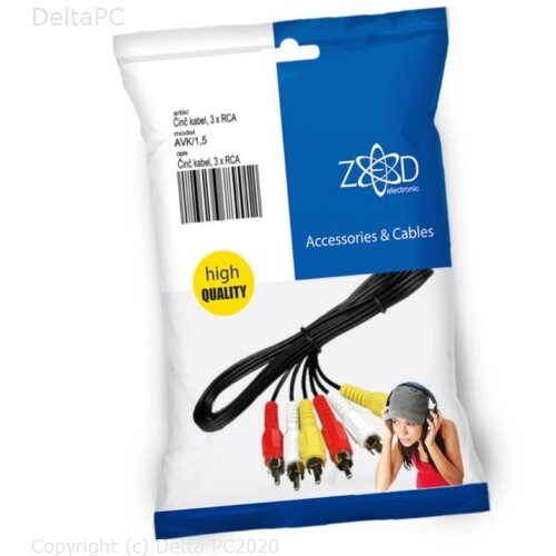  Cinc kabel 1.5m 3 x RCA Slike