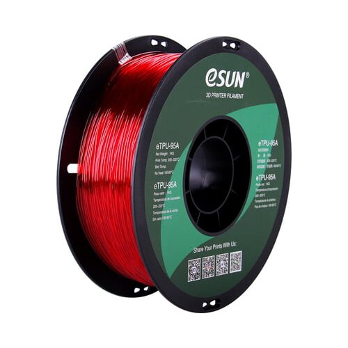 eSUN eTPU-95A transparent red Cijene
