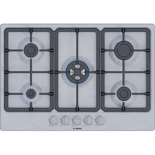 Bosch Serie 4 PGQ7B5K90 hob Stainless steel Built-in 75 cm Gas 5 zone(s) Slike