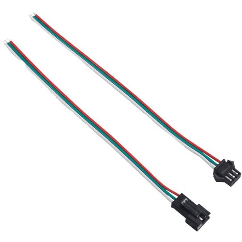  Set priključnih kablova za PIXEL LED trake, 10cm (1xM+1xŽ) Slike
