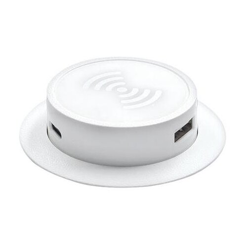 solight DC64W-PD20 - Ugradni bežični punjač + USB A+C beo Cene