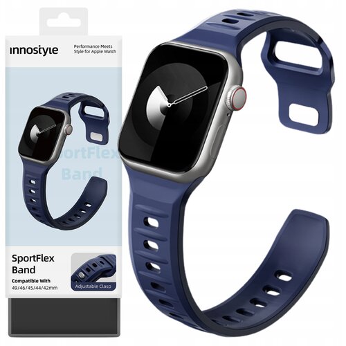 Innostyle SILIKONSKI PASČEK ZA PAMETNO URO 42 44 45 46 49 MM TEMNO MODRA, (5000259038) Cene
