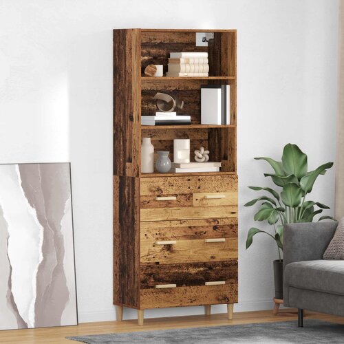  Highboard Staro drvo 69,5 x 32,5 x 180 cm Konstruirano drvo Cene
