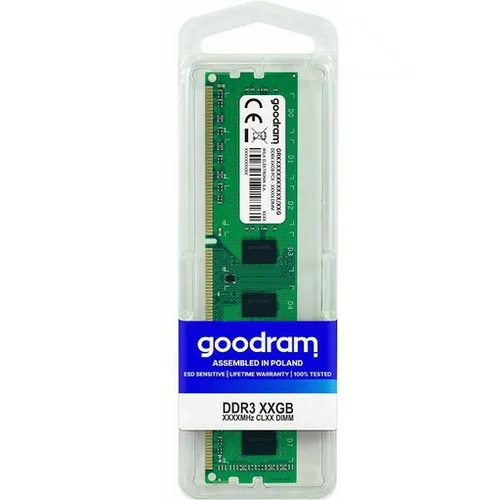 Goodram RAM za osebni računalnik DDR3 DIMM 8GB 1600MHz 1,35V GR1600D3V64L11/8G