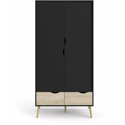 Tvilum Črna garderoba Oslo, 98,7 x 200 cm