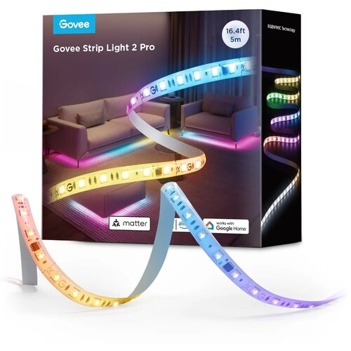 GOVEE Light 2 Pro Universal strip light LED 5000 mm Slike