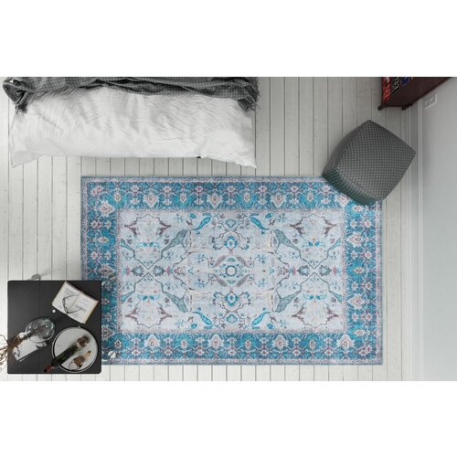 dorian Chenille - Blue AL 333 Multicolor Carpet (140 x 190) Slike