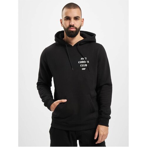 DEF Anti Corona Hoody Black Slike