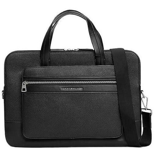 Tommy Hilfiger crna muška laptop torba Slike